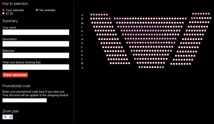 example dynamic seat plan